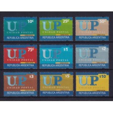 ARGENTINA 2002 GJ 3178/86 SERIE COMPLETA DE ESTAMPILLAS NUEVAS MINT U$ 56